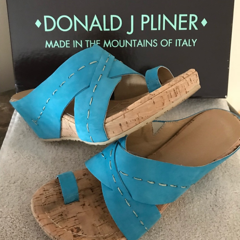 DJ Pliner wedge sandals